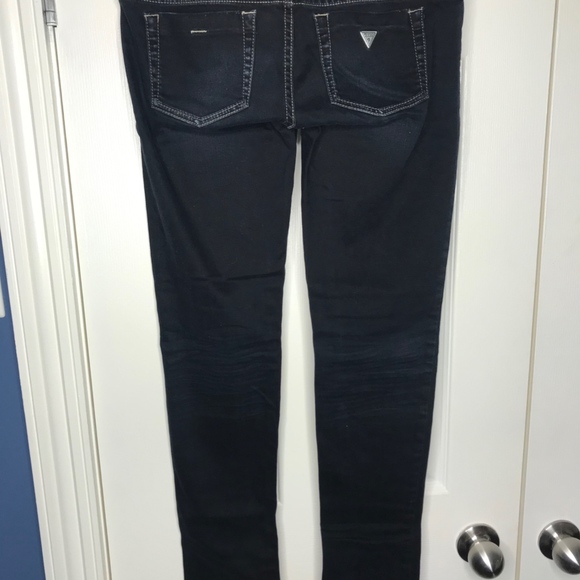 Guess Daredevil Skinny Leg Jeans-Black-Size 27 - Picture 5 of 6